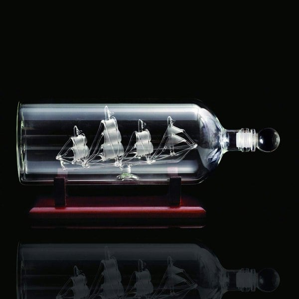 OLIPHANT Ship in a Bottle Decanter