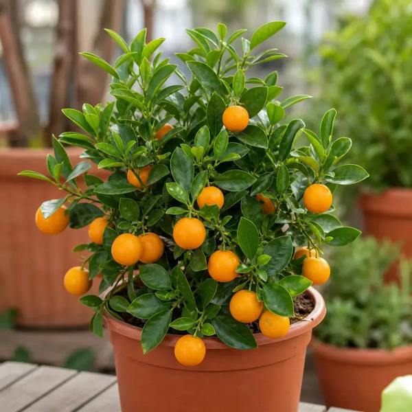 5L Calamondin Tree – Indoor & Outdoor Citrus in Decorative Pot Plants By Post
