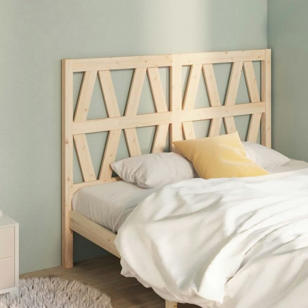 Berkfield Bed Headboard 146x4x100 cm Solid Wood Pine