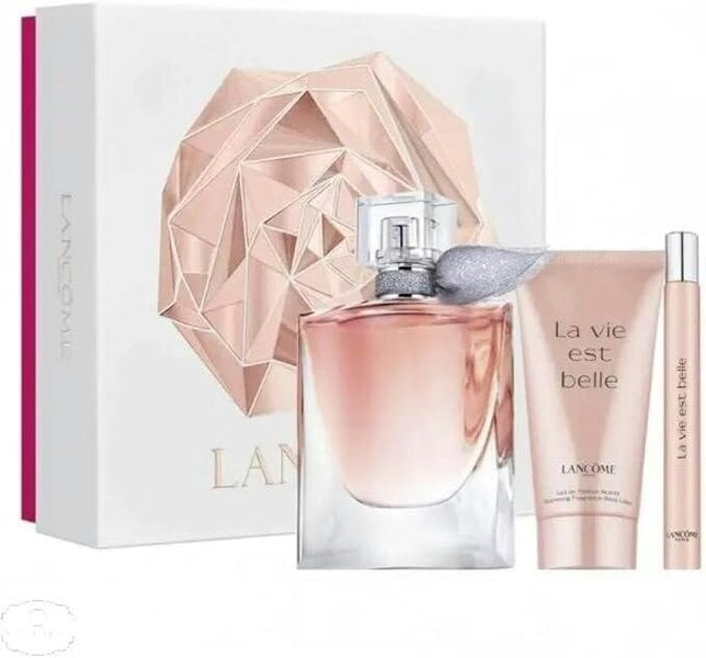 Lancome La Vie Est Belle Gift Set For Women - EDP 50ml / EDP 10ml Spray / Body Lotion 50ml