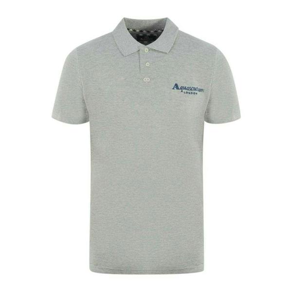 Aquascutum Unisex Adult London 1851 Polo Shirt - Grey - 