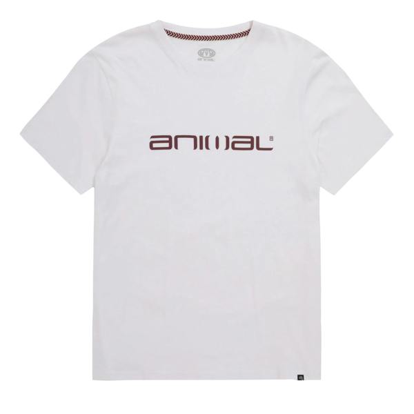 Animal Mens Classico Organic T-Shirt - White - 