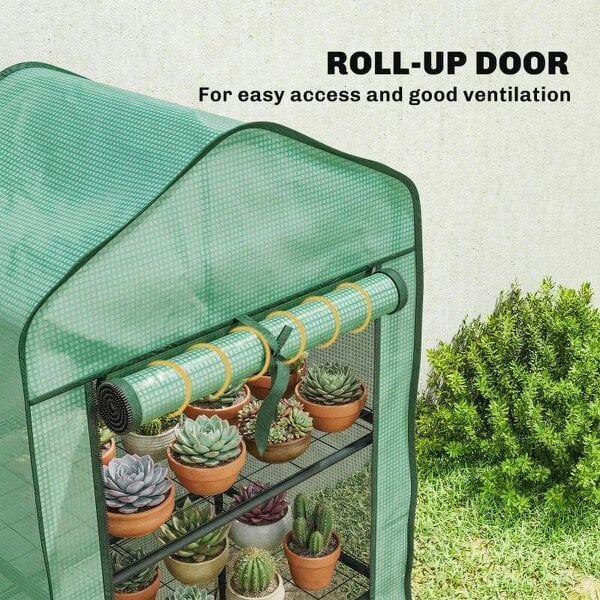 Bobobiy Three-Tier Mini Greenhouse - Green