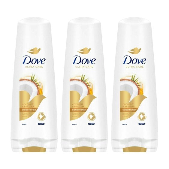 Dove Ultra Care Conditioner - Coconut & Restore 3x350 ml Bio Restore Technology