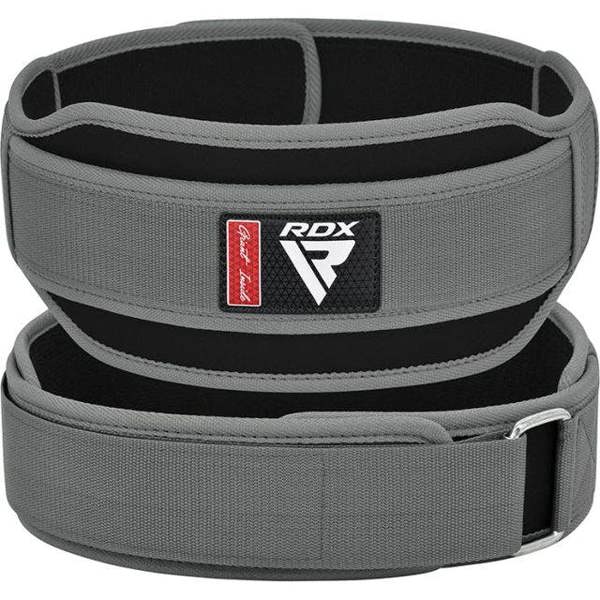 RDX Sports WEIGHT LIFTING DOUBLE BELT RX5 GREY