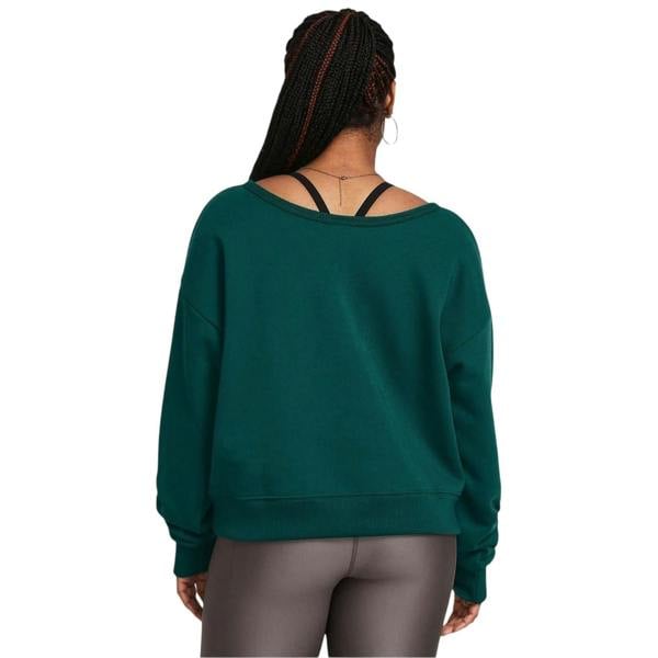 Under Armour Womens/Ladies Project Rock Terrycloth Relaxed Fit Sweatshirt - Blue - 