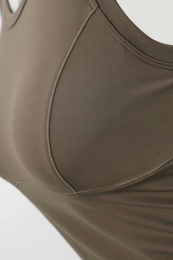 Anniou Side Ruched Sports Tank