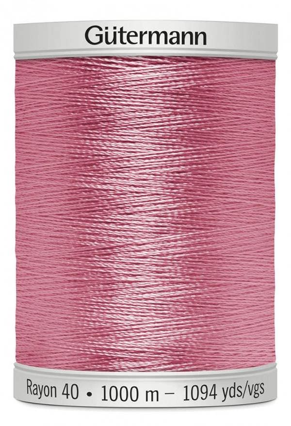 Gutermann No 40 Sulky Rayon Embroidery Thread 1000m Rayon Thread Suitable For Embroidery