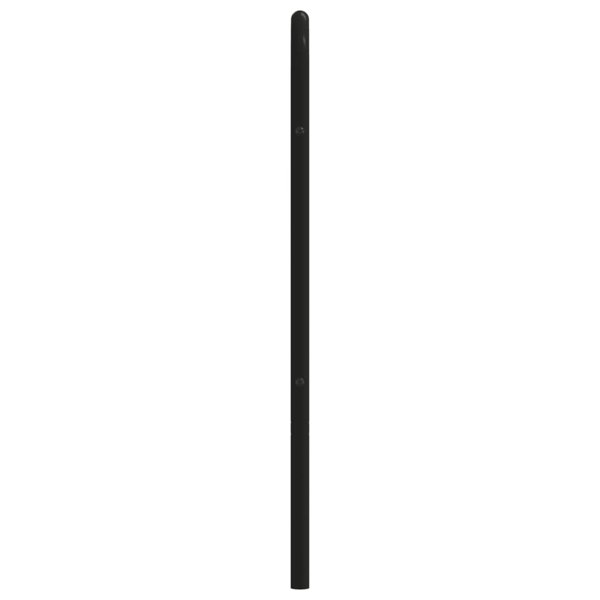 Berkfield Metal Headboard Black 150 cm