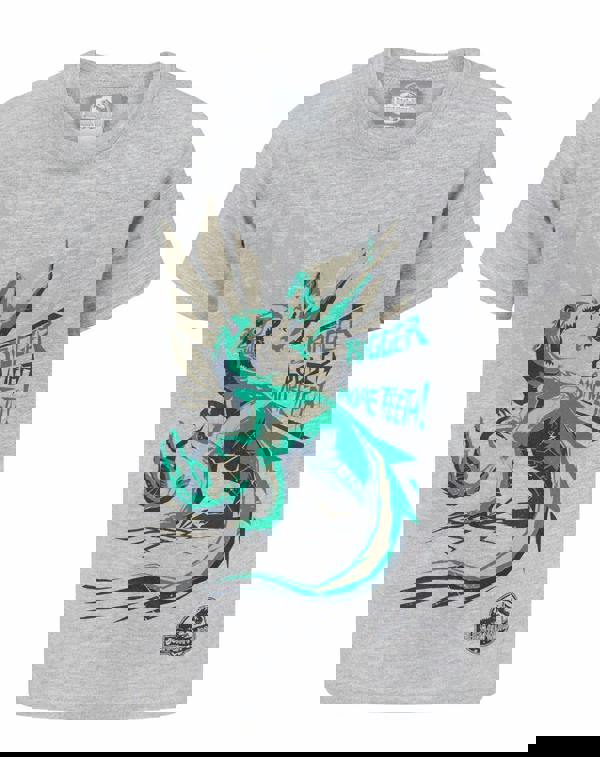 Jurassic World Boys Grey Dinosaur Short Sleeved T-Shirt