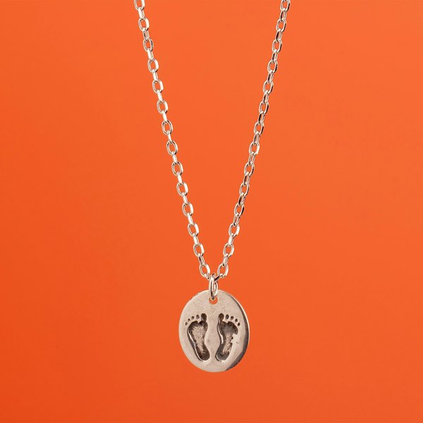 Mylee London Footprint Necklace - Sterling Silver
