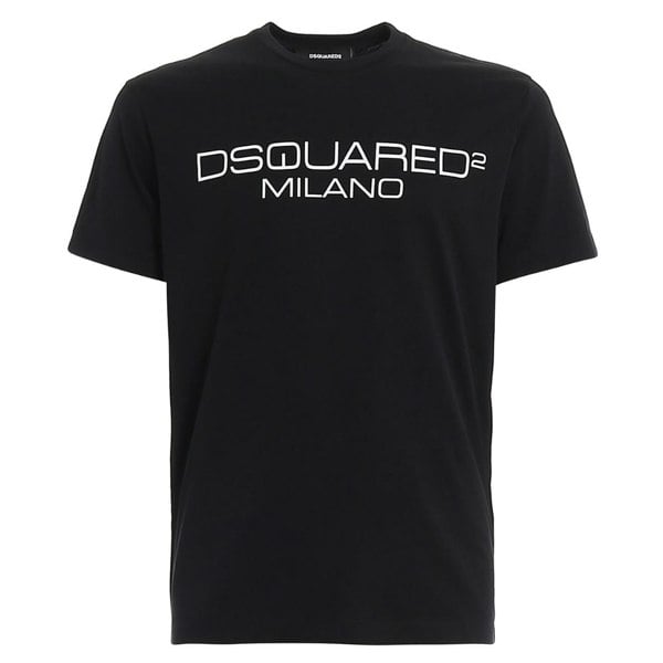 Dsquared2 Cool Fit Milano Logo Black T-Shirt XS