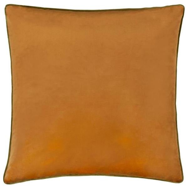 Furn Meridian Velvet Cushion Cover - Ginger/Olive