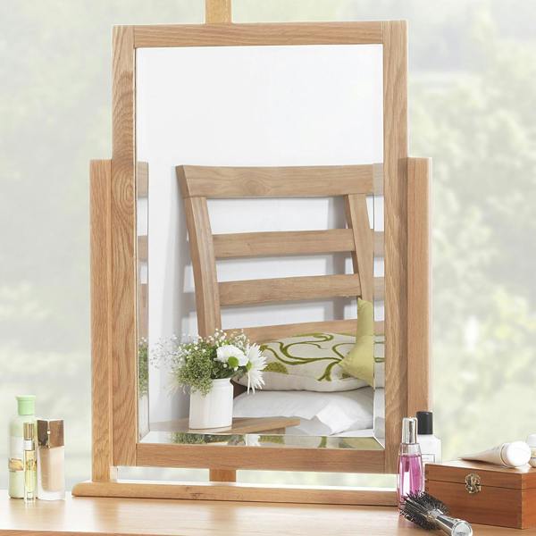 Edward Hopper Dressing Table Mirror with Wooden Frame