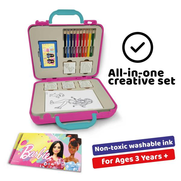 Multiprint Barbie Travel Set by Multiprint – Kids Activity & Craft Set