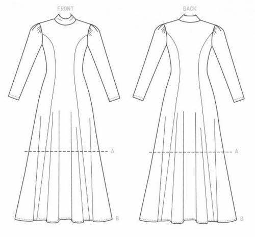 Vogue Sewing Pattern 9264, Dresses for Women, A5 (6-8-10-12-14) - Easy