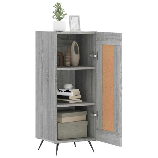 Berkfield Sideboard Grey Sonoma 34.5x34x90 cm Engineered Wood