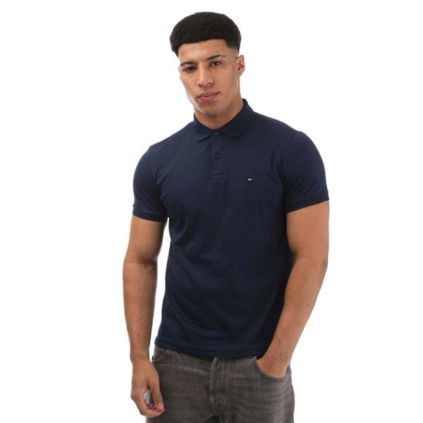 Tommy Hilfiger Mens Regular Polo Shirt - Blue