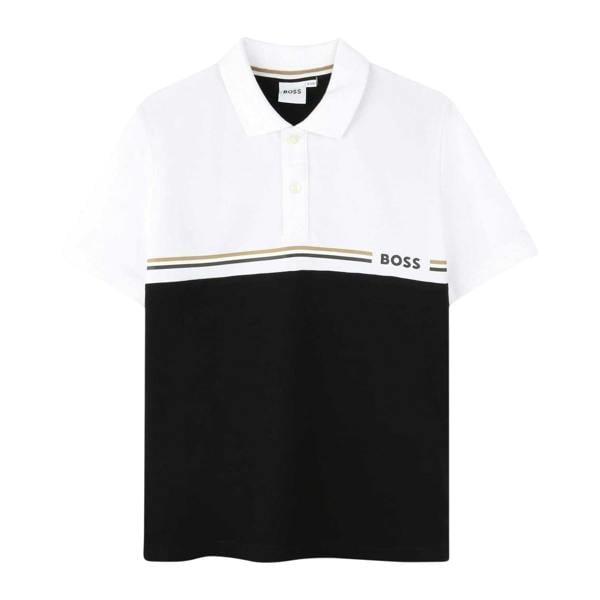 Boss Childrens/Kids Short-Sleeved Polo Shirt - Black - 