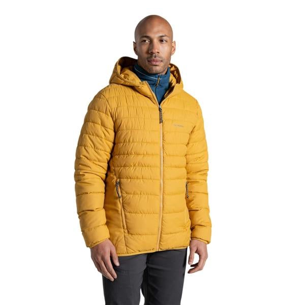 Craghoppers Mens Compresslite IX Hooded Padded Jacket - Beesewax - 