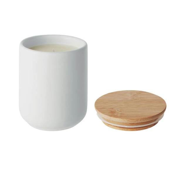 MidOcean Veika Linen Plant-Based Scented Candle - White - 