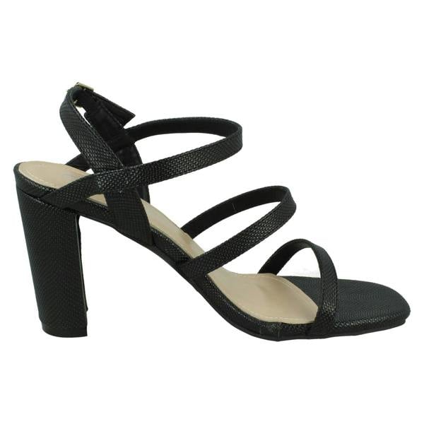 Spot On Ladies Spot On Strappy High Heel Sandal F1R2043
