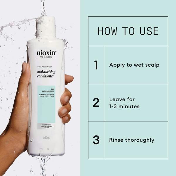 Nioxin Pro Clinical Scalp Recovery Conditioner for Itchy, Flaky Scalp 200ml - Additional 4