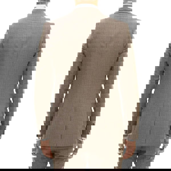 TruClothing IM33 - Men's 3 Piece Brown Tailored Fit Suit