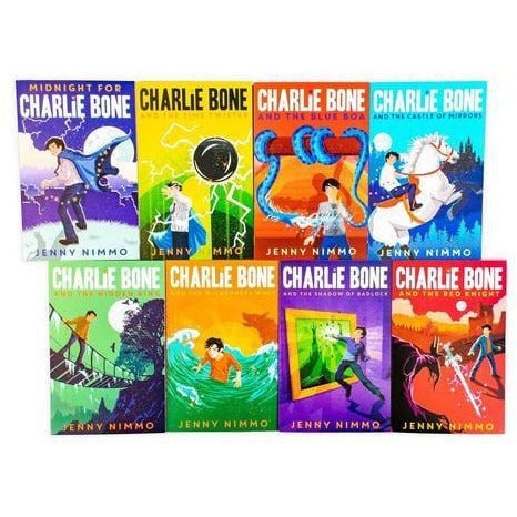 Charlie Bone 8 Books Set by Jenny Nimmo The Time Twister ,The Blue Boa & more