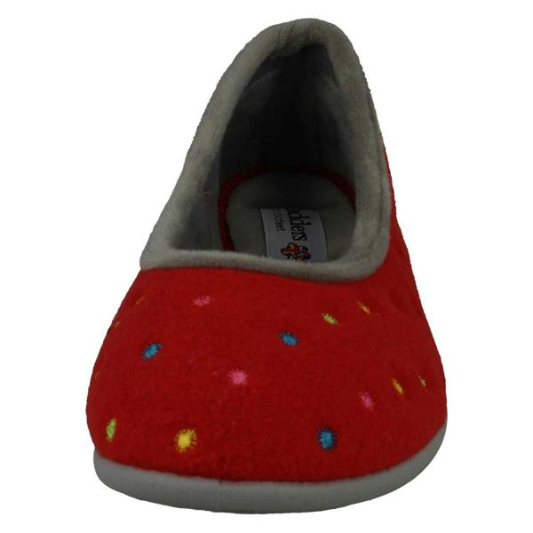 Padders Ladies Padders Casual Slip On Textile Slippers - Ballerina