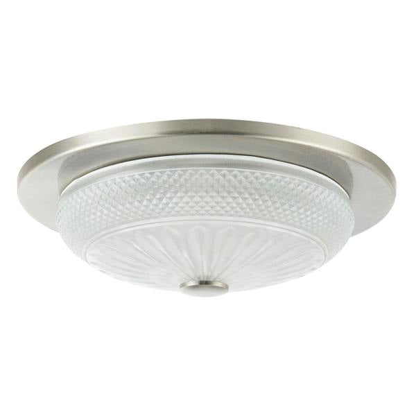 Modern Bathroom Ceiling Light Fitting with Frosted White Moulded Glass Image 3