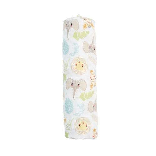 Lulujo - Large Muslin Swaddle - Jungle Safari
