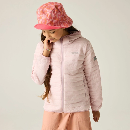 Regatta Kids Hillpack Hooded Jacket - Pink Haze