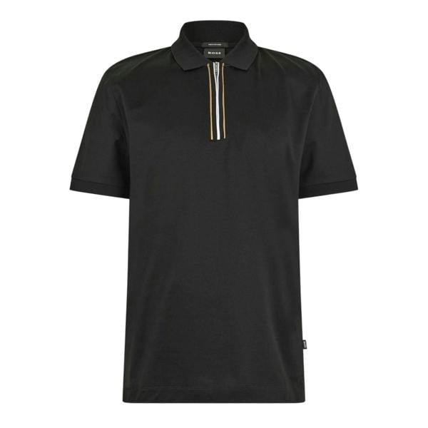 Boss Mens Short-Sleeved Polo Shirt - Black - 
