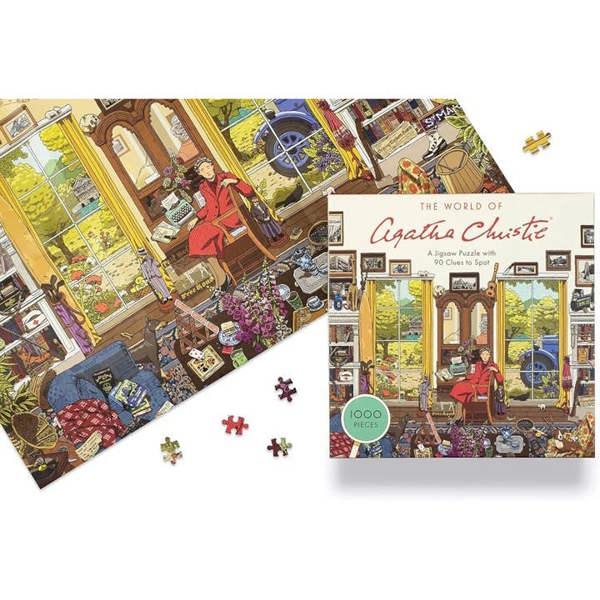 The World of Agatha Christie Jigsaw, Jigsaws & Puzzles, History & Literature, Gift
