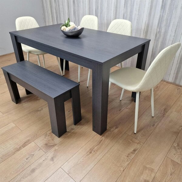 Kosy Koala Dining Table Set with 4 Chairs and a Bench Dining Room and Kitchen table set of 4