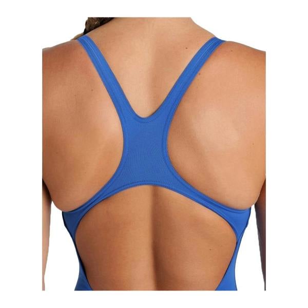 Arena Womens/Ladies Pro Solid Swimming One Piece Swimsuit - Royal Blue/White - 