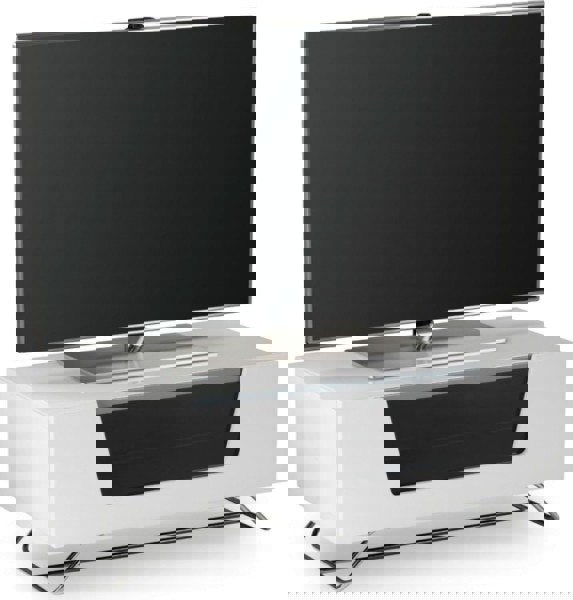 Dorel Home Chromium TV-Stand with 1 Flap White CRO2-1000CB-WHT