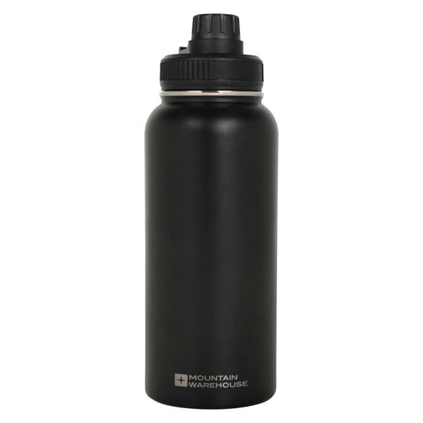 Mountain Warehouse 1L Water Bottle - Black - 