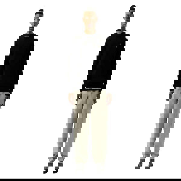 Patrick Mens Oscar Crew Neck Sweatshirt - Black - 