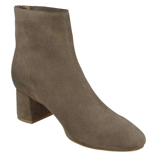 Leather Collection Ladies Leather Collection Suede Leather Ankle Boots F50966