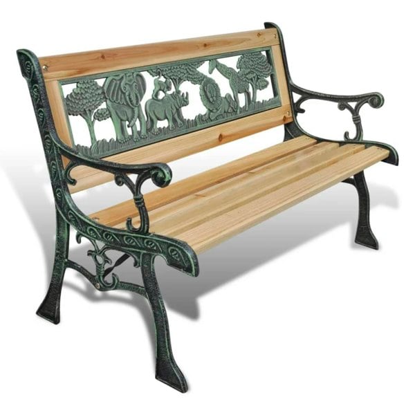 Berkfield Children Garden Bench 84 cm Wood