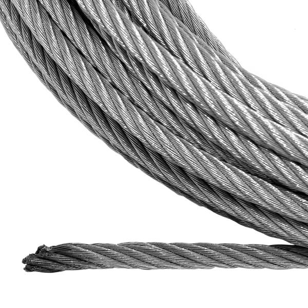 WINCHMAX Steel Rope 25m X 9.1mm, Hole Fix. Orange Roller Fairlead. 3/8 Inch Clevis Hook. For winches up to 13,500lb.