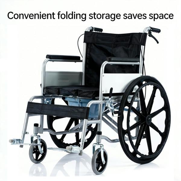 Havendro Foldable Breathable Mobility Chair Comfortable Lightweight Travel Transport Chair