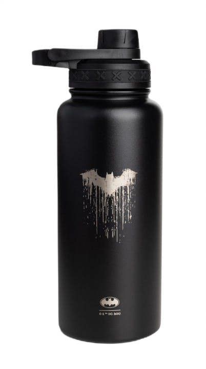 SmartShake Bohtal Insulated Sports Bottle - DC Comics, Batman Logo Drip - 960 ml.