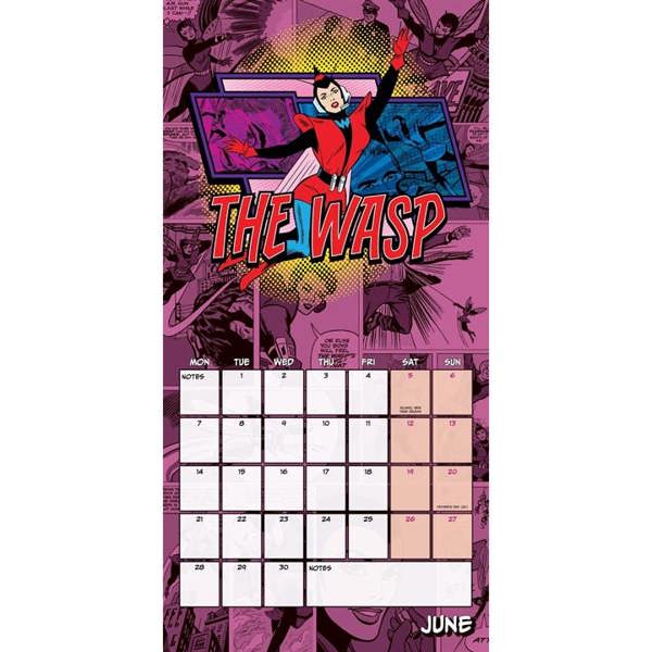 Disney, Marvel Comics Calendar 2027, Wall Calendars, Month To View, Entertainment, Gift