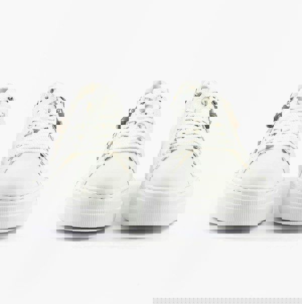 Rieker Zip Womens Shoes - White Combination (N4924-81)