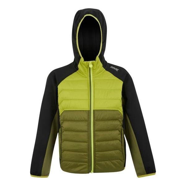 Regatta Childrens/Kids Kielder IX Hybrid Jacket - Nephrite Green/Grenoble Green/Black - 