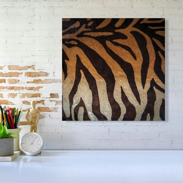 Warren Reed Tiger Skin Print Canvas