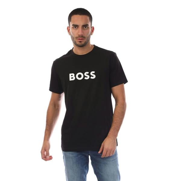 Boss Mens Logo T-Shirt - Black